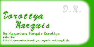 dorottya marquis business card